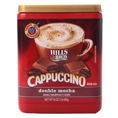 HILLS BROS Hills Bros 卡布奇諾混合飲品雙份摩卡, 1個, 1入, 453g