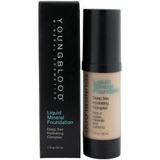 Youngblood 液體礦物粉底深海保濕複合物 30ml, 1入, Sun Kissed
