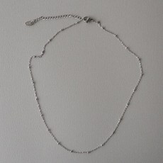 My Daily Look 鈦鋼極細裸鍊鎖骨鍊 鋼鍍金 歐美風格項鍊