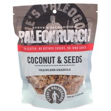 Steve's Paleogoods 格蘭諾拉麥片 椰子口味, 1包, 215g