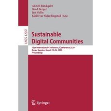 (英文圖書) Sustainable Digital Communities: 15th International Conference Iconference 2020 Boras Swed... 平裝版, Springer, 英文