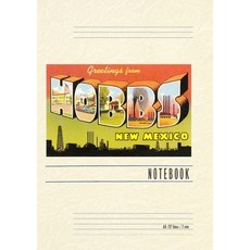 (英文圖書) Vintage Lined Notebook Greetings from Hobbs New Mexico 平裝版, Found Image Press, 英文