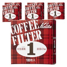 Kalita 丸型濾紙 1號, 6個, 100個
