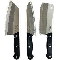 界利樂司生活大師切片刀，冷凍肉片料理刀具，SGS檢驗合格，廚房必備, 黑色, 1個