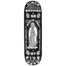 5BORO CINCO BARRIOS DECK 8.25吋黑色滑板板身