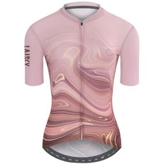 BAISKY百士奇自行車衣女款空力短車衣 銀河粉