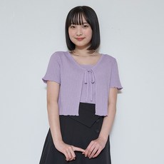 DHOLIC 細肩帶針織背心+短袖開襟針織衫套裝