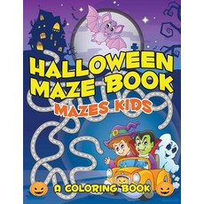 (英文圖書)Halloween Maze Book: Mazes Kids 平裝版, Mdk Publications, 英文