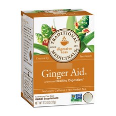 TRADITIONAL MEDICINALS 不含咖啡因生薑涼茶, 16件, 2克