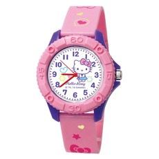 【三麗鷗】甜心Kitty兒童手錶 正版授權 雙色錶殼 跳色 凱蒂貓手錶