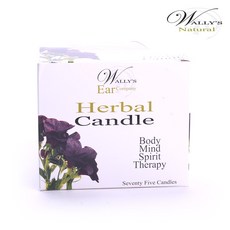 Wally's Natural Products 草本香薰耳燭, 75入