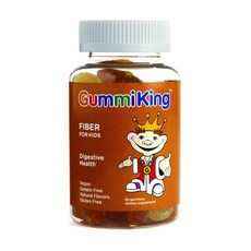 GummiKing 膳食纖維素食軟糖, 1瓶, 60顆