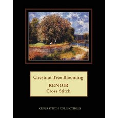 (英文圖書) Chestnut Tree Blooming: Renoir Cross Stitch Pattern 平裝版, Independently Published, 英文