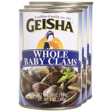 GEISHA 蛤蜊, 3罐, 290g