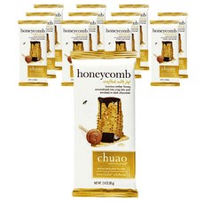 CHUAO CHOCOLATE 黑巧克力蜂窩, 12包, 80g