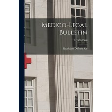 (英文圖書) Medico-legal Bulletin; 3 (1904-1905) 平裝版, Legare Street Press, 英文