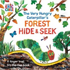 The Very Hungry Caterpillar's Forest Hide & Seek: A Finger Trail Lift-The-Flap Book Board Books, World of Eric Carle, 英文, 硬頁書