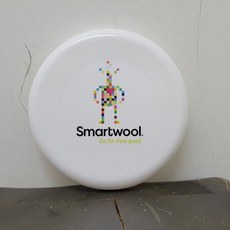 Smartwool 童趣飛盤，兒童戶外玩具，輕巧耐用，安全圓滑邊緣設計, 白色OS