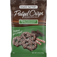 Snack Factory 椒鹽捲餅脆黑巧克力薄荷味, 1個, 113g