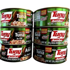 Tuny 油浸鮪魚罐頭, 6罐, 295g