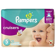 Pampers 幫寶適 cruisers黏貼型尿布, 第5階段, 21片