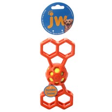 jw 骨頭造型橡膠寵物玩具 M號, 1個, 混色