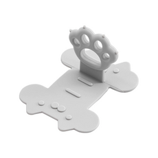 貓爪造型無痕馬桶提蓋器 可愛造型 無痕黏貼 衛生提蓋 浴室用品, 灰色