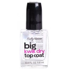 Sally Hansen 大號速乾面漆 11.8ml, 1個, 清除
