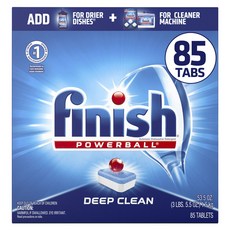 finish 深層清潔自動洗碗機清潔劑 85入, 1入, 1.5kg