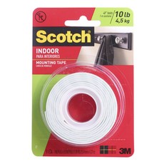 3M Scotch 雙面泡棉膠帶 25.4mm*1.27m, 1組