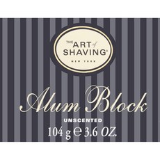 THE ART OF SHAVING 明礬塊無味, 1個, 104克