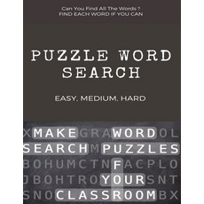 (英文圖書)Can You Find All the Words Puzzle Word Search Easy Medium Hard: Word Search... 平裝版, Independently Published, 英文