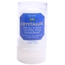 CRYSTALUX Pure & Natural 水晶男士香體棒無香型, 1個, 120克