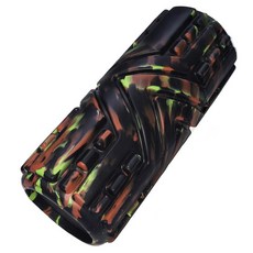 MAJI SPORTS 肌肉音符釋放按摩紮帶模具泡沫輥, 黑色