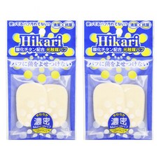 ISHIHARA 石原商店 Hikari柔軟濃密光觸媒&二氧化鈦粉撲 HS-3807 S 2入, 2個, 淺褐色