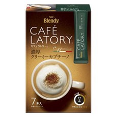 AGF Blendy Cafe Latory濃厚即溶式沖泡粉 卡布奇諾口味, 1個, 7入