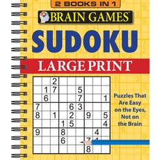 Brain Games - 2 Books in 1 - Sudoku Spiral, Publications International,..., 英文, 螺旋裝訂