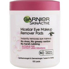 GARNIER 卡尼爾 Skin Active眼部卸妝棉, 100張