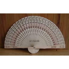 復古香木製片扇 （8吋/9吋）, 圖二三(9吋)