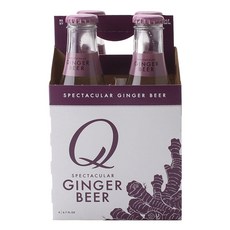 Q Tonic 無酒精薑汁氣泡飲, 4件, 198ml