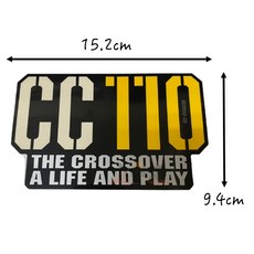 HONDA 五羊本田 supercub CC110 cross cub 原廠車身貼紙, 黑色，白色，黃色, 1個