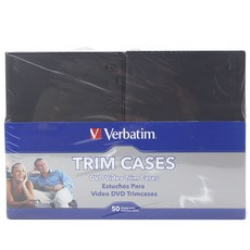 Verbatim 威寶 Trimcase DVD收納盒 50入, 95094 0110-255