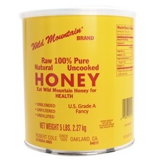 Wild Mountain 蜂蜜, 2.27kg, 1罐