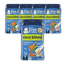 Gerber 嘉寶 綜合燕麥片 227g, 5個, 燕麥扁豆胡蘿蔔豌豆口味