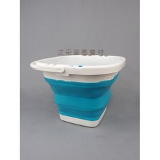 汶采W伸縮洗筆桶 (17*22cm/3L) 多功能外出寫生攜帶方便水彩國畫筆洗, 藍