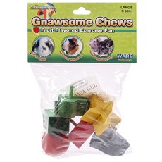 Critter Ware Gnossum Chew 小動物咬套組 6 件, 混色, 1個