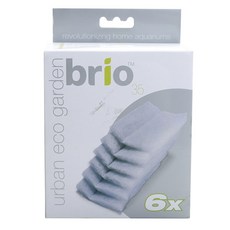 BRIO Urban Eco Garden魚缸過濾濾芯, 6件