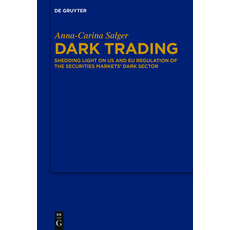 (英文圖書) Dark Trading 精裝版, de Gruyter, 英文