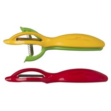 Prepworks Progressive 卡扣式削皮器3件組, 1個, 紅色, 綠色, 黃色