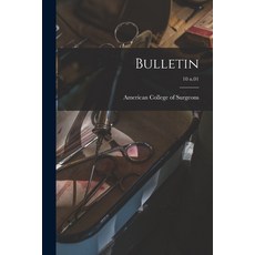 (英文圖書) Bulletin; 10 n.01 平裝版, Legare Street Press, 英文